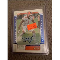 Trayvon Mullen score artist+IBk-s proof auto