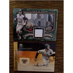 Adam Laroache jersey Neil Walker auto lot