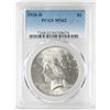 Image 1 : 1926-D $1 Peace Silver Dollar Coin PCGS MS62