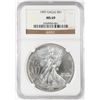 Image 1 : 1997 $1 American Silver Eagle Coin NGC MS69