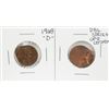 Image 1 : Lot of (2) Lincoln Cent Off Center Strike Error Coins