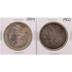 Lot of 1889 & 1900 $1 Morgan Silver Dollar Coins