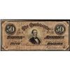 Image 1 : 1864 $50 Confederate States of America Note