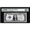 Image 1 : 1928A $1 Funnyback Silver Certificate Note Fr.1601 PMG Choice Uncirculated 63EPQ