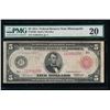 Image 1 : 1914 $5 Red Seal Minneapolis Federal Reserve Note PMG 20