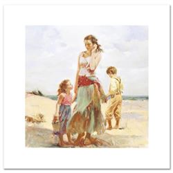 Pino (1931-2010), "Golden Afternoon" Limited Edition on Canvas, Numbered and Hand Signed with Certif