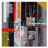 Image 1 : George Marlowe, "Linear" Hand Signed Original Acrylic Painting on Canvas with Certificate of Authent