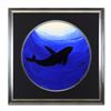Image 1 : Wyland, "Whale" Framed Original Watercolor Painting, Hand Signed with Certificate of Authenticity.