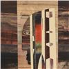 Image 2 : Neal Doty (1941-2016), Framed Original Mixed Media Linocut, Hand Signed with Certificate of Authenti