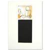 Image 1 : Babak Emanuel "Rendition Diary IV" Hand Signed One-of-a-Kind Monoprint, Numbered 1/1