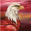 Image 2 : Martin Katon, "American Bird" Original Oil Painting on Canvas, Hand Signed with Certificate Authenti