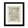 Image 1 : Neal Doty (1941-2016), "Troupe" Framed Unique Variation Mixed Media Linocut from an AP Edition, Hand