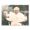 Image 1 : Ringo (Protege of Andy Warhol's Apprentice, Steve Kaufman), "The Pope" One-of-a-Kind Hand Pulled Sil