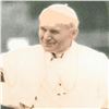 Image 2 : Ringo (Protege of Andy Warhol's Apprentice, Steve Kaufman), "The Pope" One-of-a-Kind Hand Pulled Sil