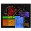 Image 1 : George Marlowe, "Seaborgium" Hand Signed Original Acrylic Painting on Canvas with Certificate of Aut
