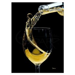 Michael Godard "Wine Angel" Limited Edition Giclee on Canvas, Numbered and Signed with COA. Gallery 