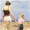 Image 2 : Pino (1939-2010), "Lets Go Home" Artist Embellished Limited Edition on Canvas, Numbered and Hand Sig