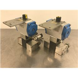 (2) SCA SCHUCKER 0529.0088 VALVE ACTUATOR