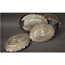 NAVAJO INDIAN CONCHO BELT