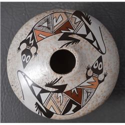 HOPI INDIAN POTTERY SEED JAR (SYLVIA NAHA)