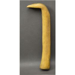 SIOUX INDIAN ELK ANTLER HIDE SCRAPER