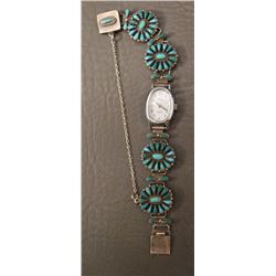 ZUNI INDIAN WATCH BRACELET