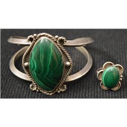 NAVAJO INDIAN BRACELET AND EARRINGS