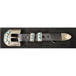 NAVAJO INDIAN RANGER BUCKLE SET