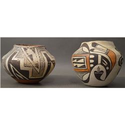 ACOMA INDIAN POTTERY JARS