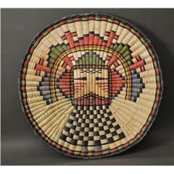 HOPI INDIAN BASKETRY PLAQUE