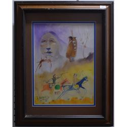 NAVAJO INDIAN PAINTING (BENALLY)