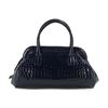 Image 1 : Alexandra Knight Cobalt Glazed Alligator Tote