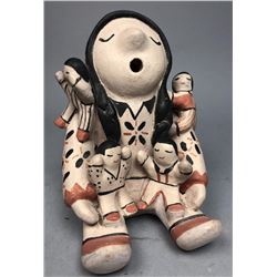 MARY TRUJILLO Pottery Figural Vessel COCHITI Pueblo.