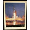Image 1 : THE LAUNCH OF APOLLO 11, 1969 LITHOGRAPH.