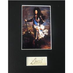 HISTORICAL: KING LOUIS XIV OF FRANCE (1638-1715).