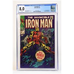 1968 The Invincible Iron Man #1 CGC 8.0