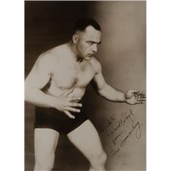 HAROLD LLOYD GUS SONNENBERG SIGNED PHOTOGRAPH
