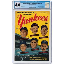 "THRILLING TRUE STORY OF THE BASEBALL YANKEES" #NN 1952