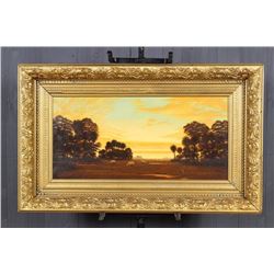Amos Shontz (Pennsylvania, 20th C) Landscape.