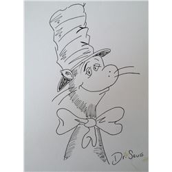 Dr. Seuss - The Cat In The Hat (Drawing). Previously lot 197.
