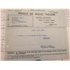 Image 2 : A COLLECTION OF SAMMY DAVIS JNR RECIEPTS FOR A LONDON SHOW.