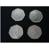 Image 1 : SHERLOCK HOMES BRITISH 50P COINS.