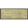 Image 1 : STAN LAUREL SIGNED CHECK .