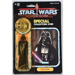 1985 STAR WARS POWER OF THE FORCE DARTH VADER ACTION FIGURE