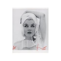 BERT STERN SIGNED: MARILYN MONROE LOOKING UP.