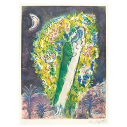 MARC CHAGALL | COUPLE DANS LES MIMOSAS.