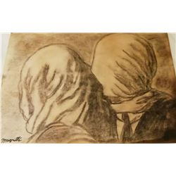 René Magritte: Les Amants [The lovers]2,  1928