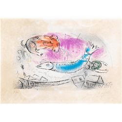 Marc Chagall (1887-1985): THE BLUE FISH.