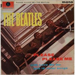 THE BEATLES - PLEASE PLEASE ME - 1ST UK 'BLACK AND GOLD' MONO (PMC 1202)