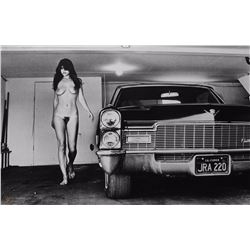 Helmut Newton signed photo.